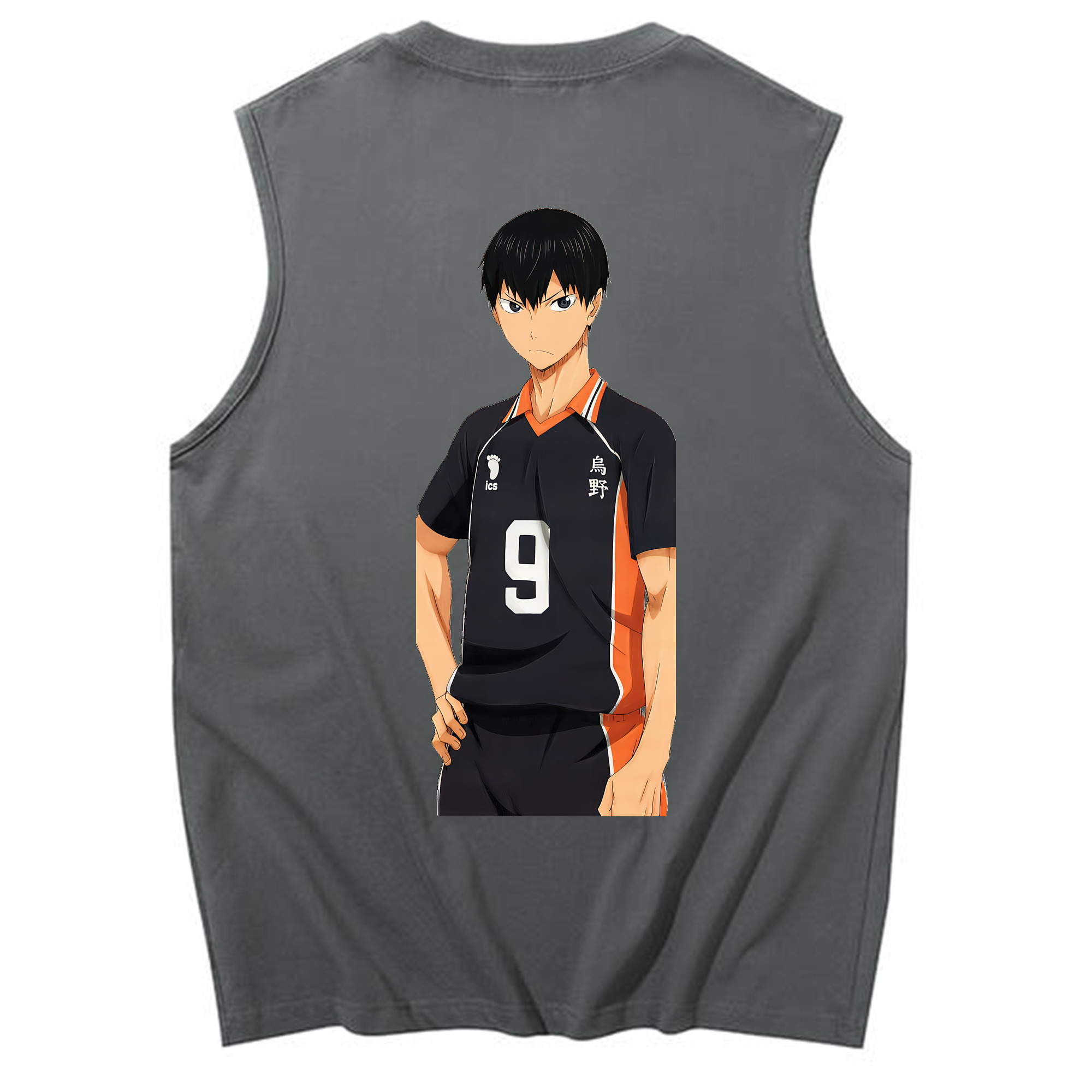 （画像用） ハイキュー!! Haikyu!! コットン100％タンクトップ（背面プリント）